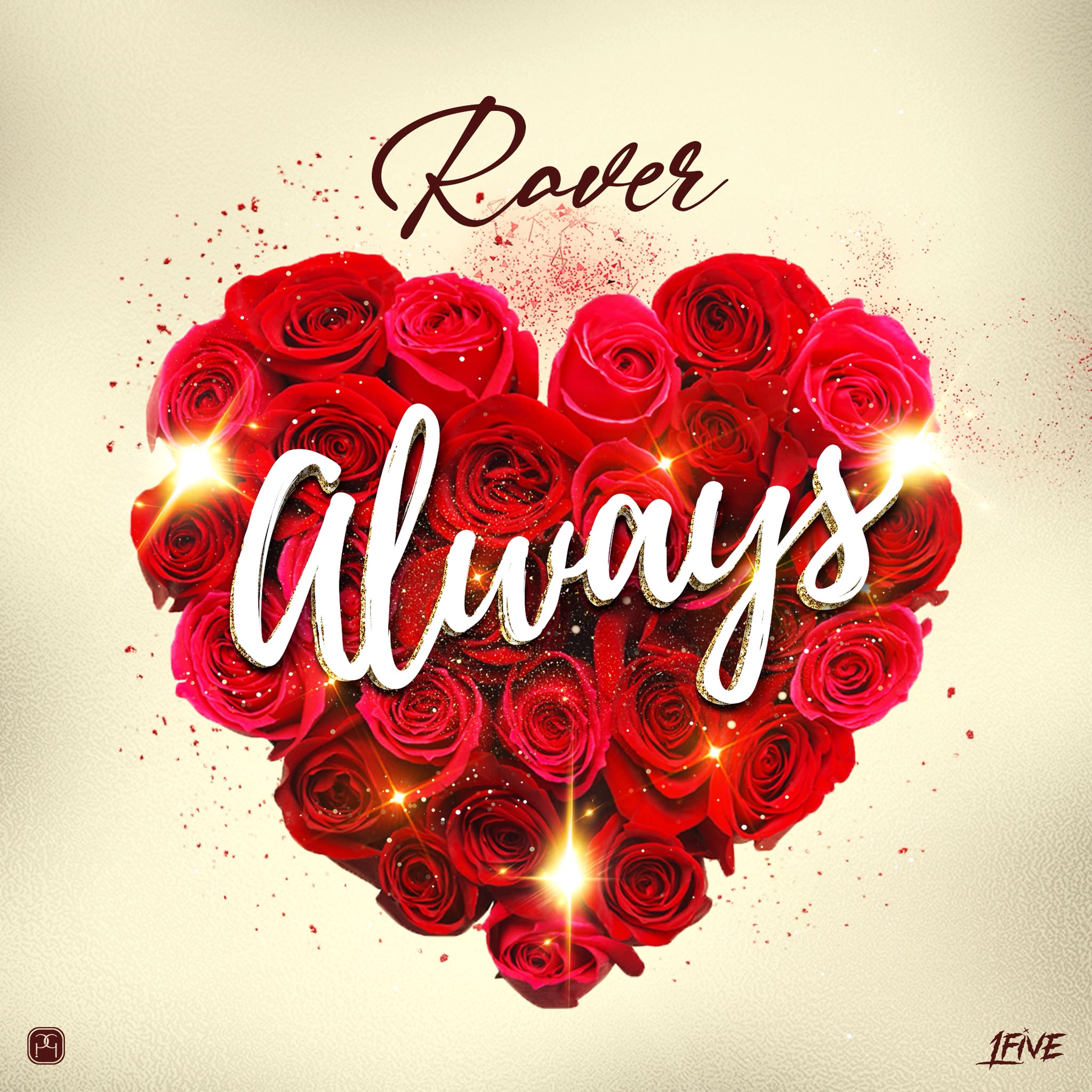 Cover artwork for the Raver single Always — a heart made of red roses